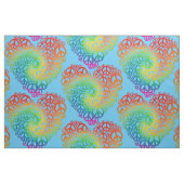 Rainbow Peace Symbool Hart Stof (Yard (91,4 cm))