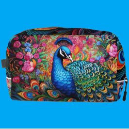 Rainbow Peacock Dopp Kit Toilettasje