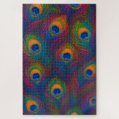 Rainbow Peacock Feathers Legpuzzel (Verticaal)