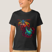 Rainbow Peacock Mantis Shrimp T-shirt (Voorkant)