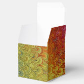 Rainbow Peacock Marble Bedankdoosjes (Geopend)