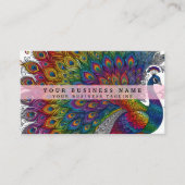 Rainbow Peacock Visitekaartje (Voorkant)
