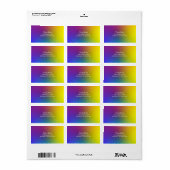 Rainbow Pearl Etiket (Full Sheet)