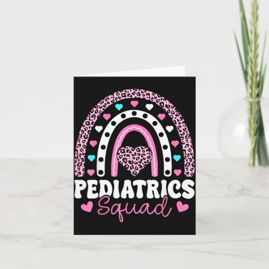 Rainbow Pediatrics Squad - Valentine's Day Pediatr Kaart (Voorkant)