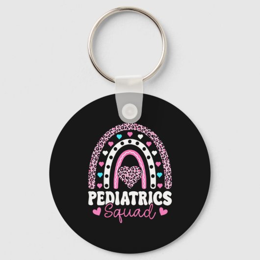 Rainbow Pediatrics Squad - Valentine's Day Pediatr Sleutelhanger (Voorkant)