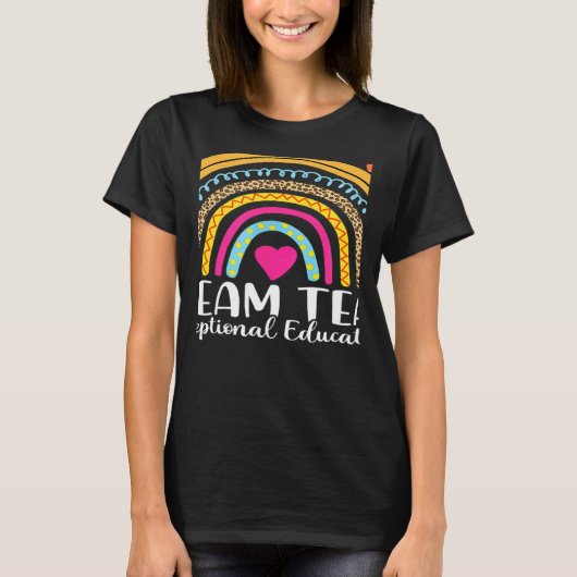 Rainbow Pencil Dream Exceptional Education Team SP T-shirt (Voorkant)