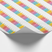 Rainbow Pencils die papier terugbrengen naar schoo (Hoek)