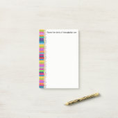 Rainbow Pencils Post-it® Notes (Op bureau)