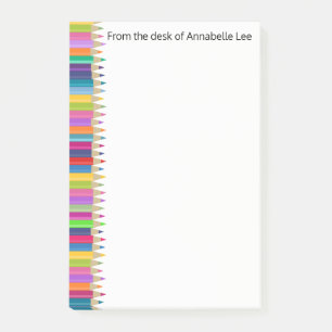 Rainbow Pencils Post-it® Notes