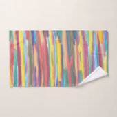 Rainbow-penseelstreken voor handdoeken (Handdoek)