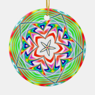 Rainbow Penta Design Keramisch Ornament