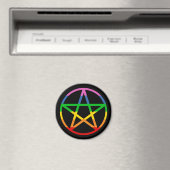 Rainbow Pentacle Magneet (Insitu (Vaatwasser))