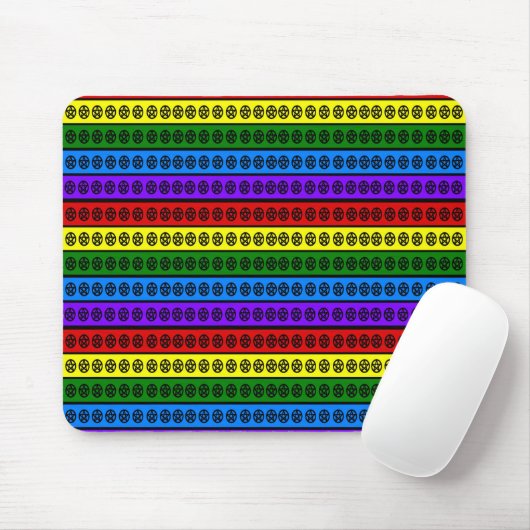 Rainbow Pentacle Muismat (Met muis)