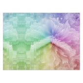 Rainbow Peony Tie Dye Hippie Tafelkleed (Voorkant (Horizontaal))