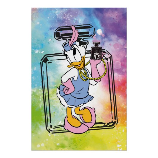 Rainbow Perfume Pop (Glam Duck) Perfect Poster (Voorkant)