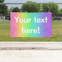 Rainbow Personalized Banner