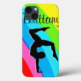 RAINBOW PERSONALIZED GYMNAST IPAD MINI ZAAK Case-Mate iPhone CASE