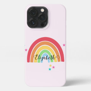 Rainbow Persoonlijke Naam Telefoonhoesje iPhone 13 Pro Hoesje