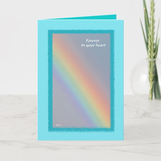 Rainbow Pet Sympathie Card Kaart (Voorkant)