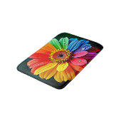 Rainbow Petal Flower Art Badmat (Gekanteld)