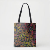Rainbow Petrified Dinosaur Bone Tote Bag (Voorkant)