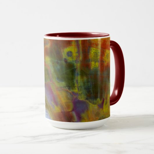 Rainbow Petrified Wood Mok (Voorkant rechts)