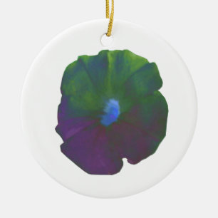 Rainbow Petunia Custom Birthday Keramisch Ornament
