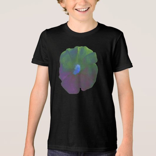 Rainbow Petunia Girls T Shirt (Voorkant)