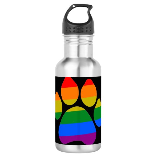 Rainbow-peugen voor waterflesjes waterfles (Voorkant)