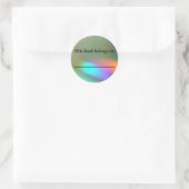 Rainbow Phantoms Bookplate Ronde Sticker (Tas)