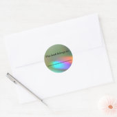 Rainbow Phantoms Bookplate Ronde Sticker (Envelop)