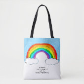 Rainbow Philosophy Canvas tas (Voorkant)
