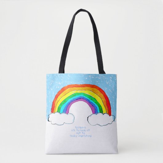 Rainbow Philosophy Tote Bag (Voorkant)