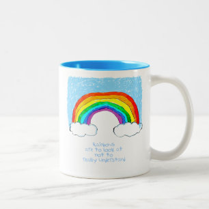 Rainbow Philosophy Two-Tone Coffee Mok