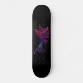 Rainbow Phoenix Bird Persoonlijk Skateboard (Voorkant)