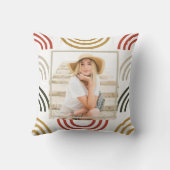 Rainbow Photo Sierkussen (Achterkant)