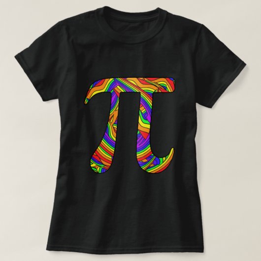 Rainbow Pi T-shirt (Design voorkant)
