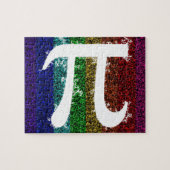 Rainbow Pi-teken Legpuzzel (Horizontaal)