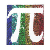 Rainbow Pi-teken Notitieblok (Voorkant)