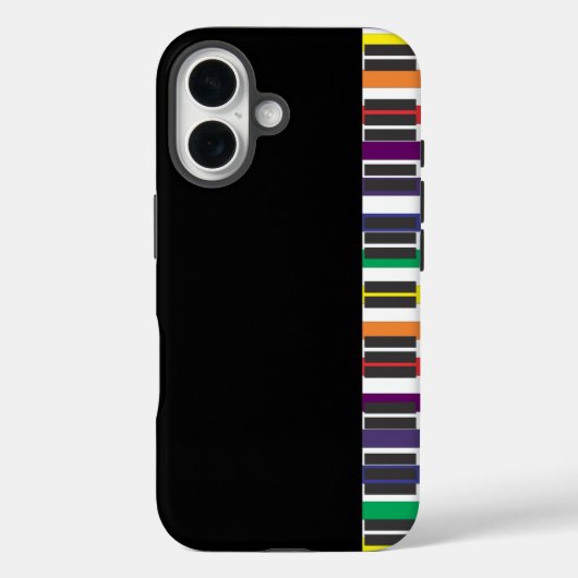 Rainbow Piano Keys Case-Mate iPhone Case (Achterkant)