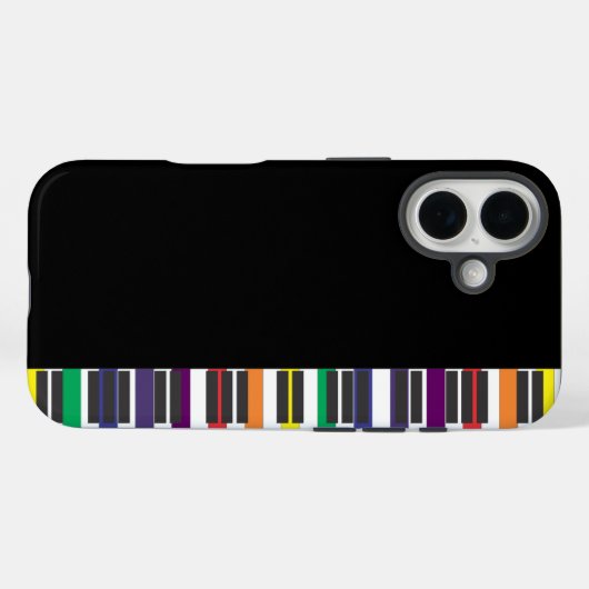 Rainbow Piano Keys Case-Mate iPhone Case (Achterkant (horizontaal))
