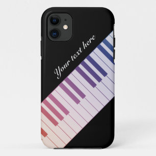 Rainbow Piano Keys iPhone 5 11 Hoesje