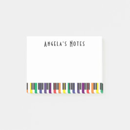 Rainbow Piano Keys Post-it® Notes