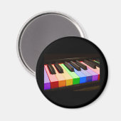 Rainbow Piano Magneet (Voorkant / Achterkant)