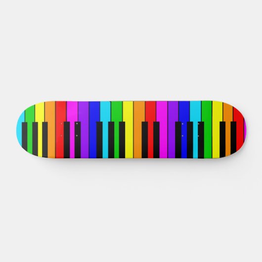 Rainbow Piano-skateboard Skateboard (Horizontaal)