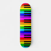 Rainbow Piano-skateboard Skateboard (Voorkant)