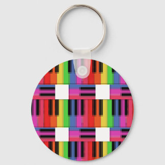 Rainbow Piano-Sleutelhanger Sleutelhanger