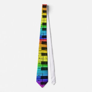 Rainbow Piano-toetsenbord Stropdas