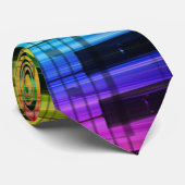 Rainbow Piano-toetsenbord Stropdas (Opgerold)