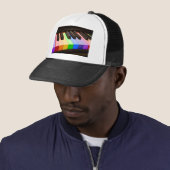 Rainbow Piano Trucker Pet (In situ)